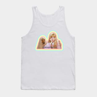 Vintage Movie Cool Sticker Tank Top